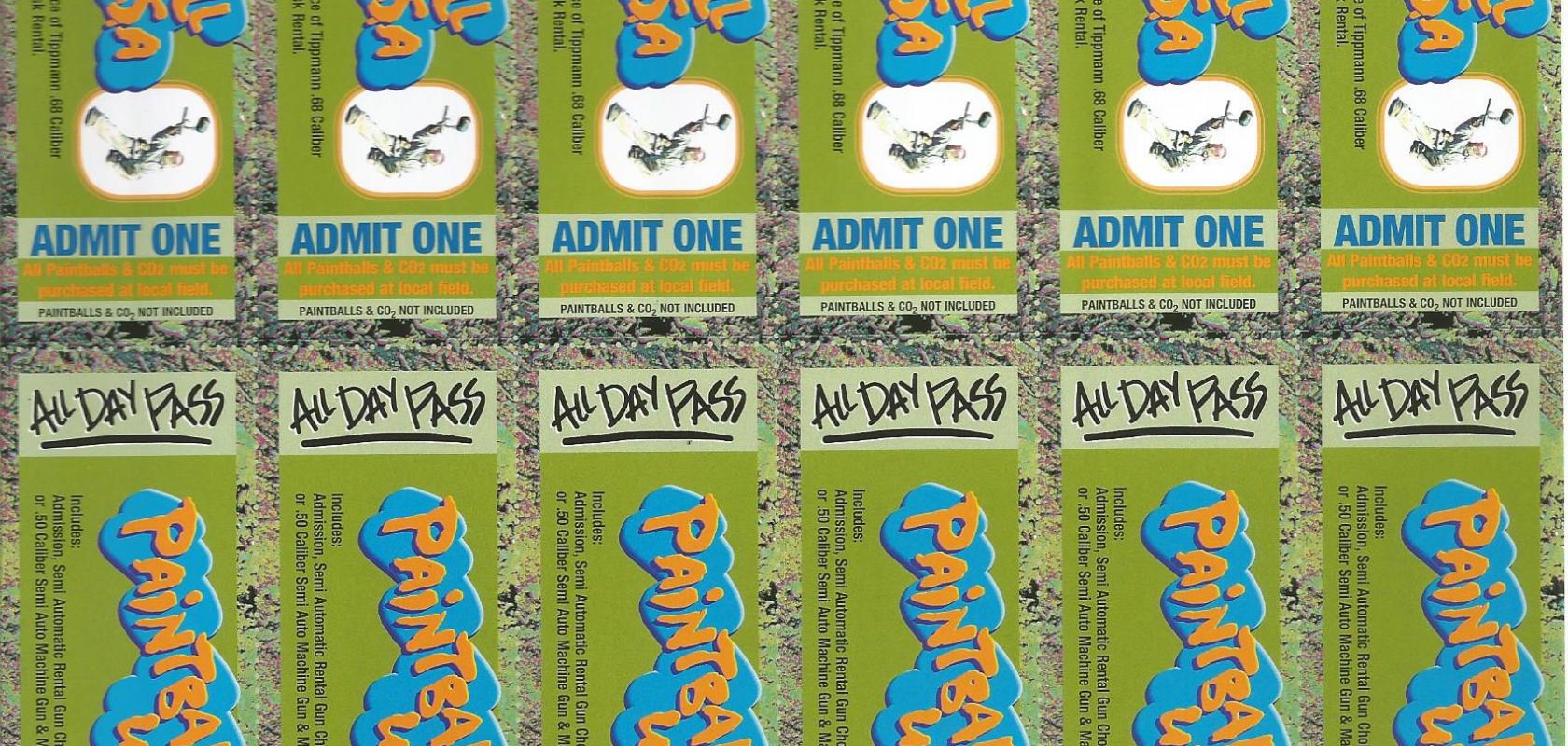 Paintball USA all day passes Paintball USA